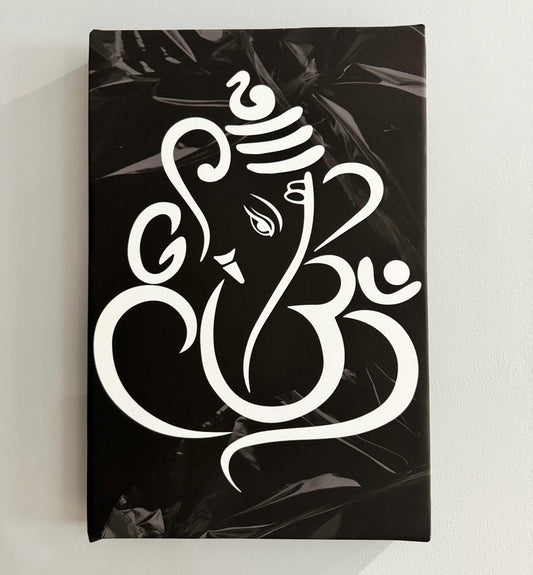 Ganpati Canvas Print | Ganesh Wall Art | Hindu Wall Decor | Ganpati Wall Decor  | Lord Ganesha Canvas Gift | Hindu God Lord Ganesh Canvas